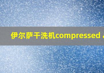 伊尔萨干洗机compressed air